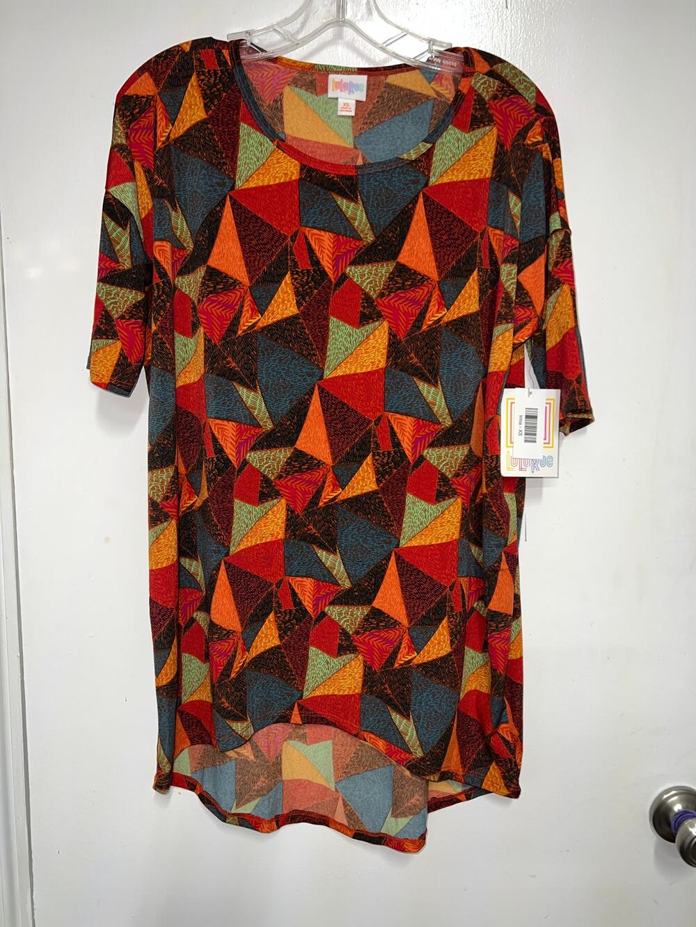 NWT  Lularoe Irma Shirt Geometric XS